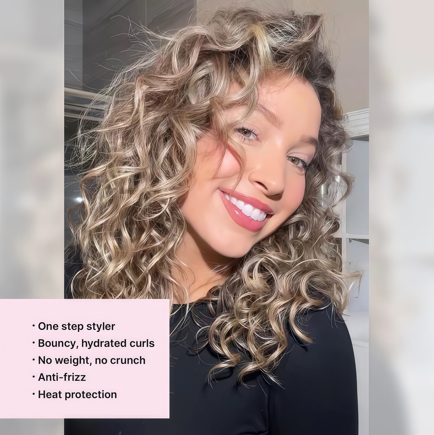 Lightweight Curl & Frizz Styling Spray Product Overview